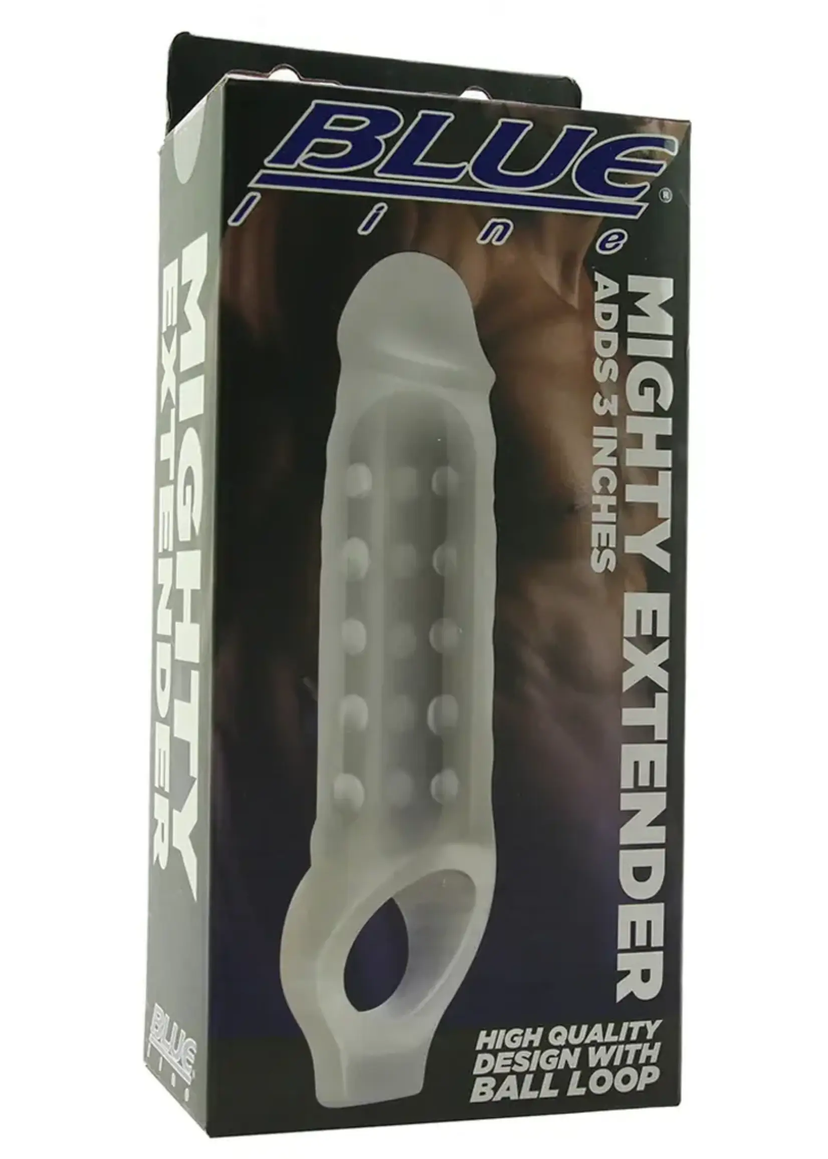Blue Line Men Blue Line C&B Gear Mighty Extender Penis Sleeve - Clear