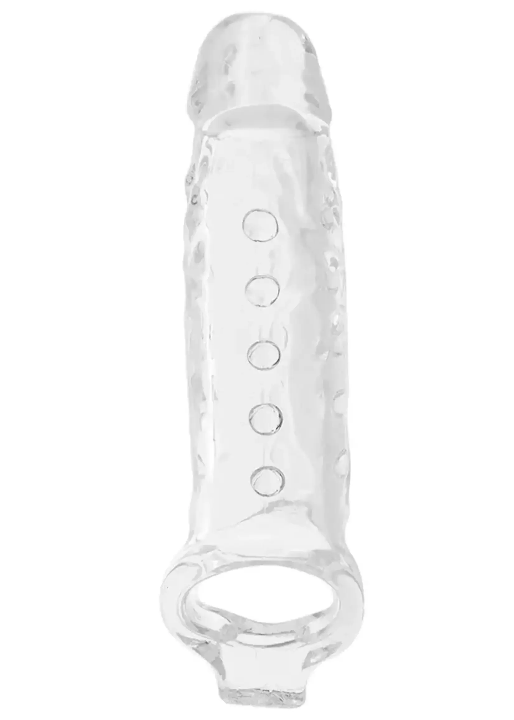 Blue Line Men Blue Line C&B Gear Mighty Extender Penis Sleeve - Clear