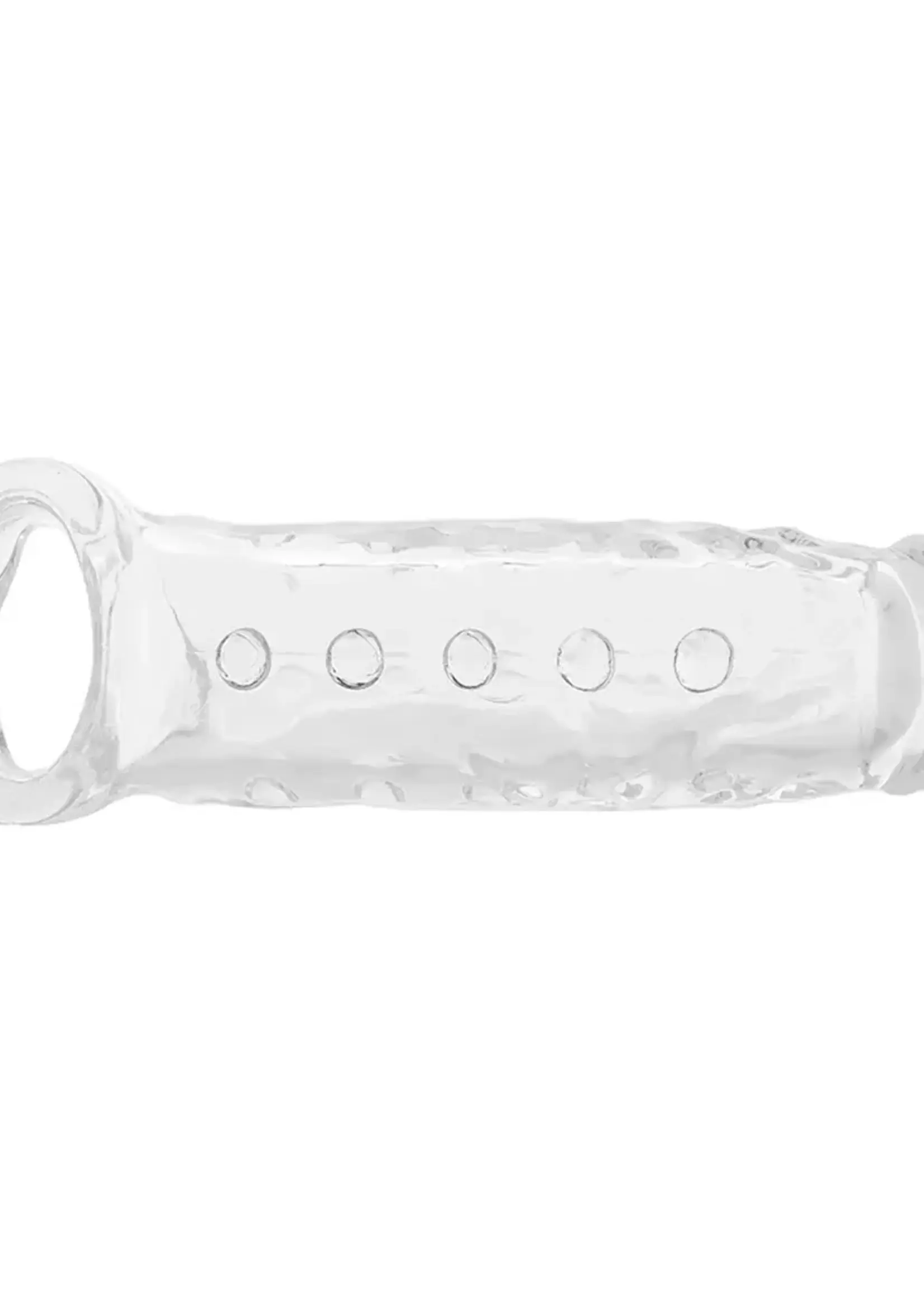Blue Line Men Blue Line C&B Gear Mighty Extender Penis Sleeve - Clear
