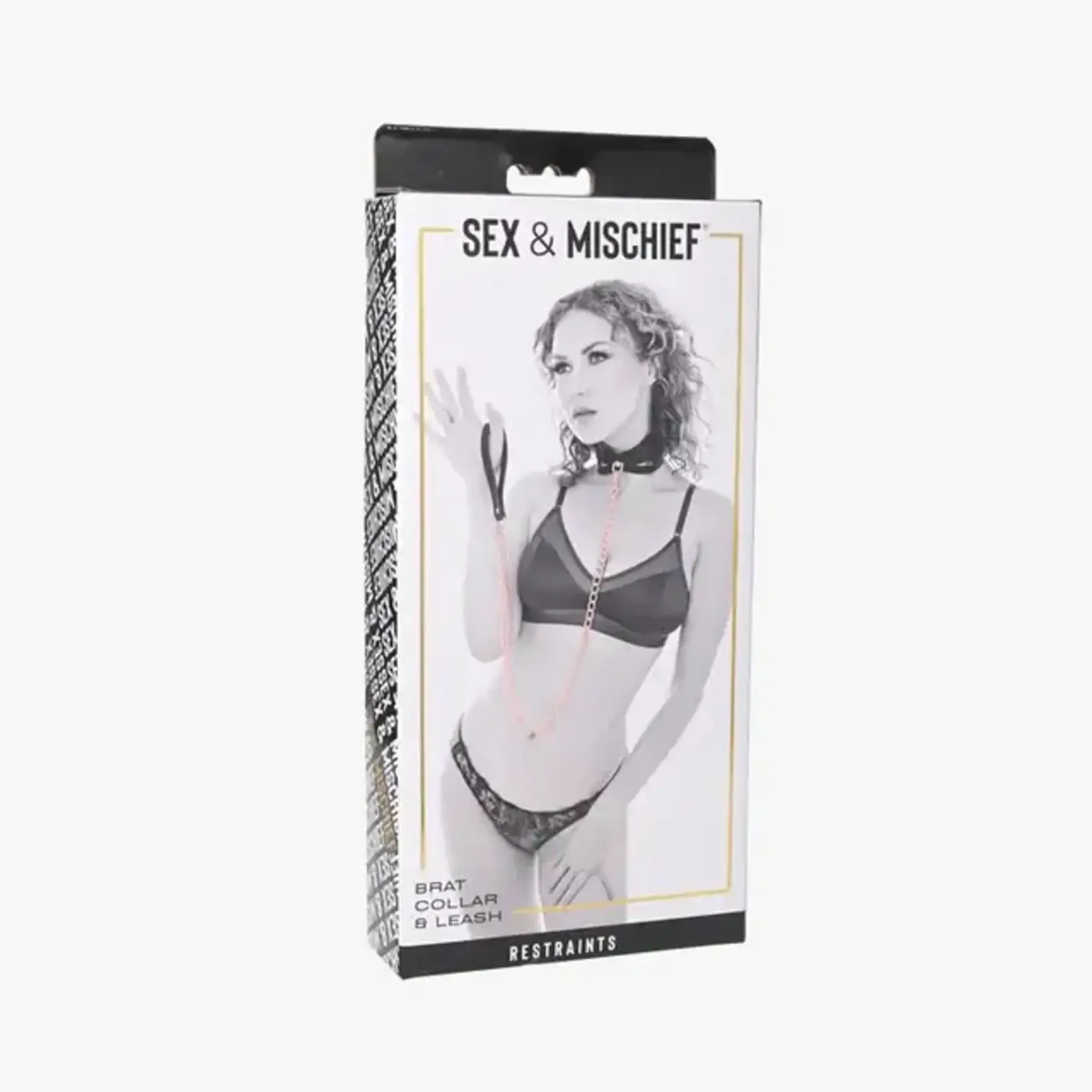 Sportsheets Sex & Mischief Brat Collar & Leash