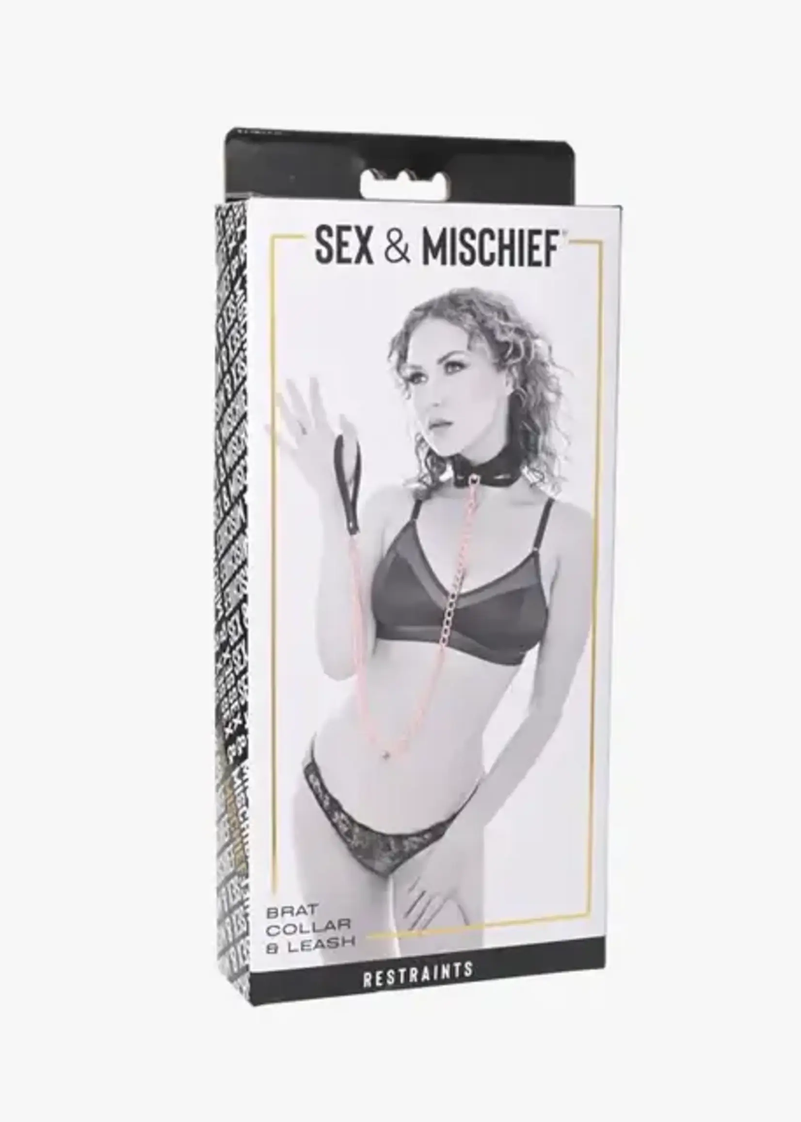 Sportsheets Sex & Mischief Brat Collar & Leash