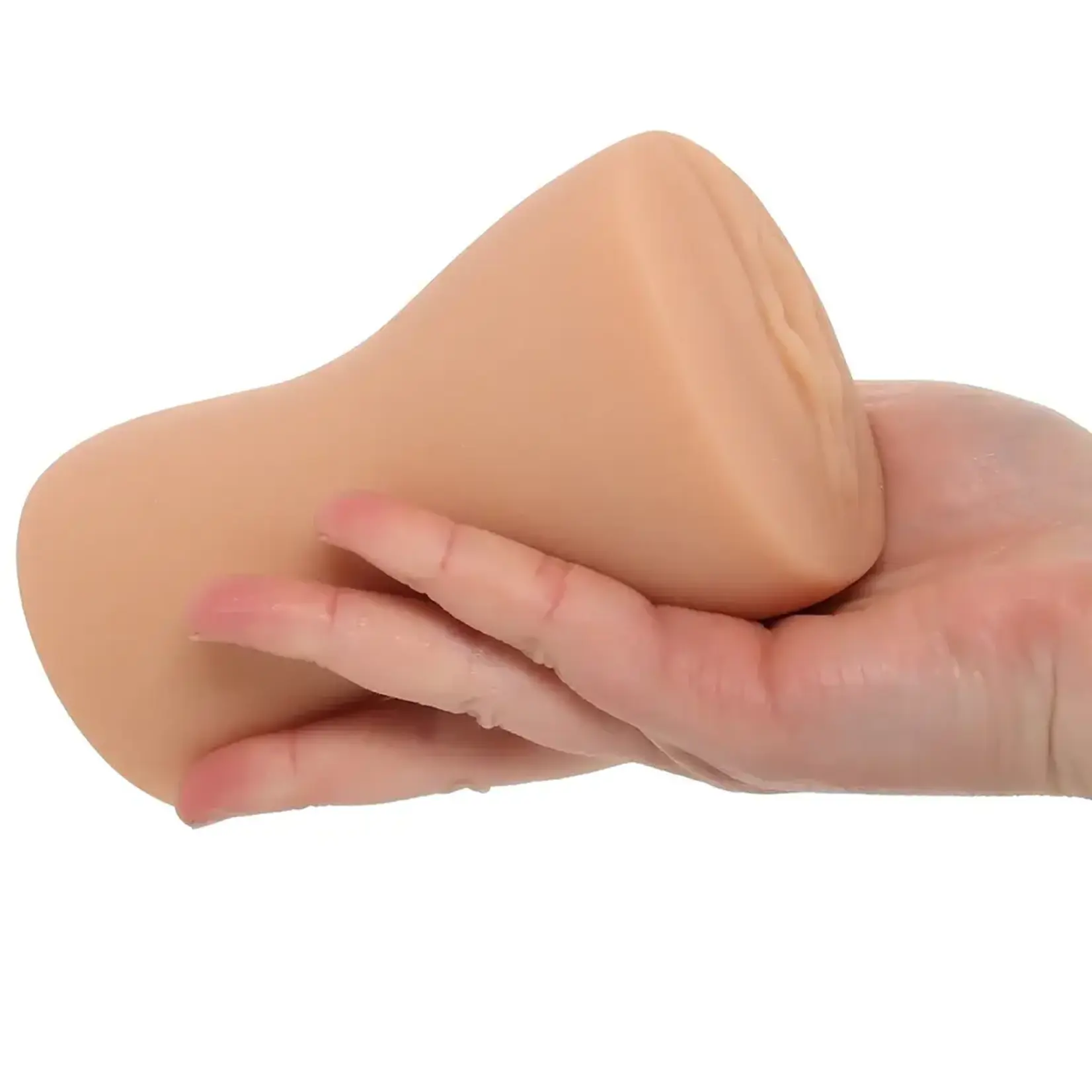 Doc Johnson Palm Pal Virgin Stroker With Pop Her Cherry Juice Vanilla