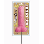 Little Genie Suck a Big Dick Lollipop 6in - Strawberry