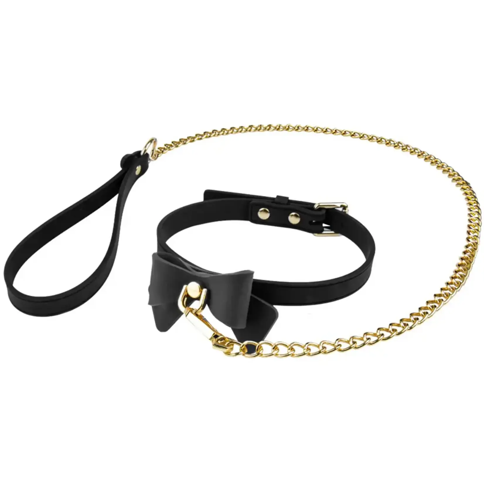 Blush Novelties Blush Temptasia Ardor Collar & Leash w/Bow - Black