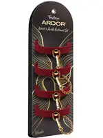 Blush Novelties Blush Temptasia Ardor Wrist & Ankle Restraints - Red