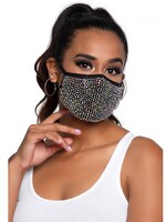 Leg Avenue Zuri Rhinestone Fask Mask