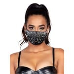 Leg Avenue Nova Rhinestone Face Mask