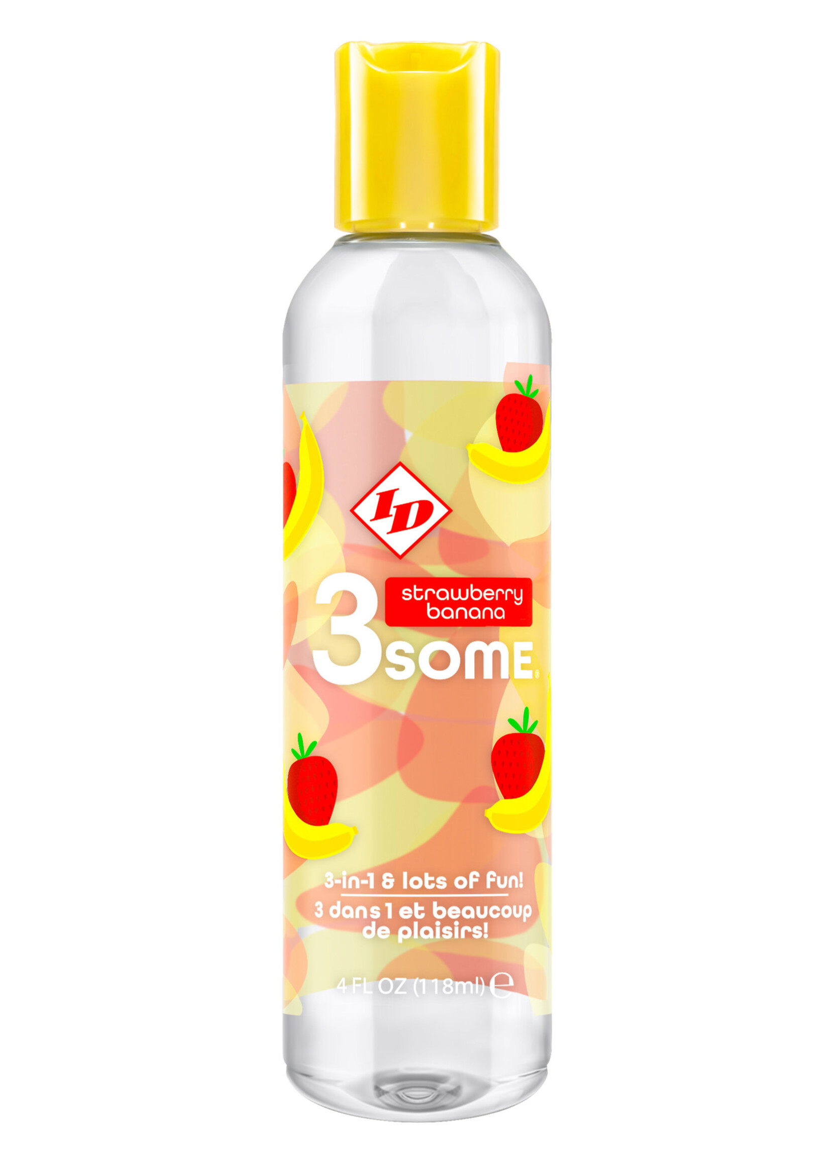 ID Lubricants 3some 3-in-1 Lubricant - 4 Fl. Oz.