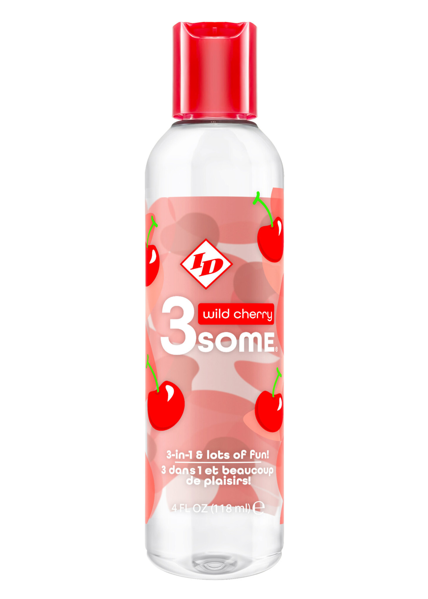 ID Lubricants 3some 3-in-1 Lubricant - 4 Fl. Oz.