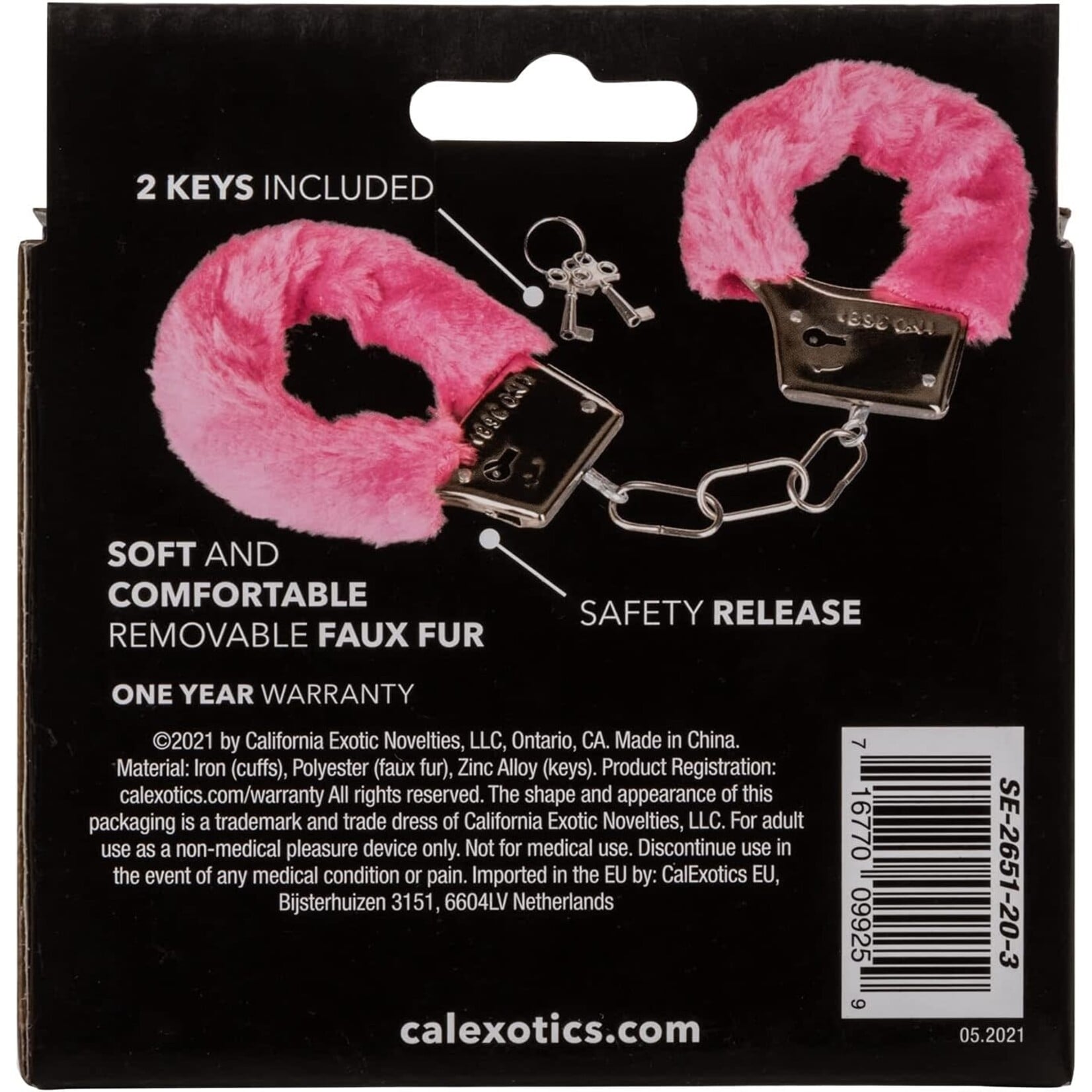 Calexotics Playful Furry Cuffs