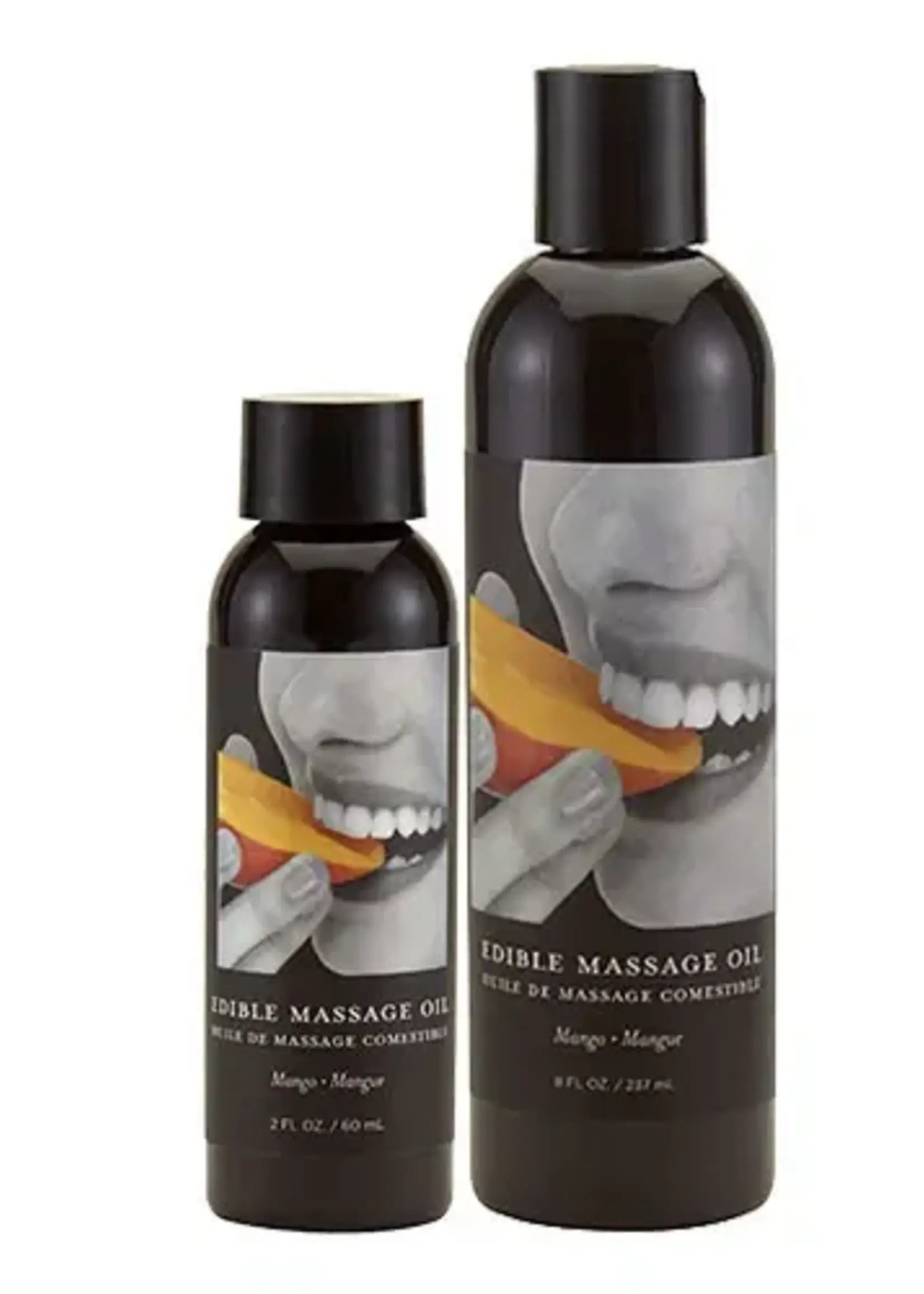 Earthly Body Massage Oil Edible - 8 oz.
