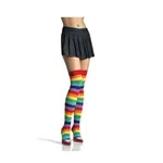 Leg Avenue Leg Avenue Lycra Acrylic Rainbow Thigh High - OS - Multicolor