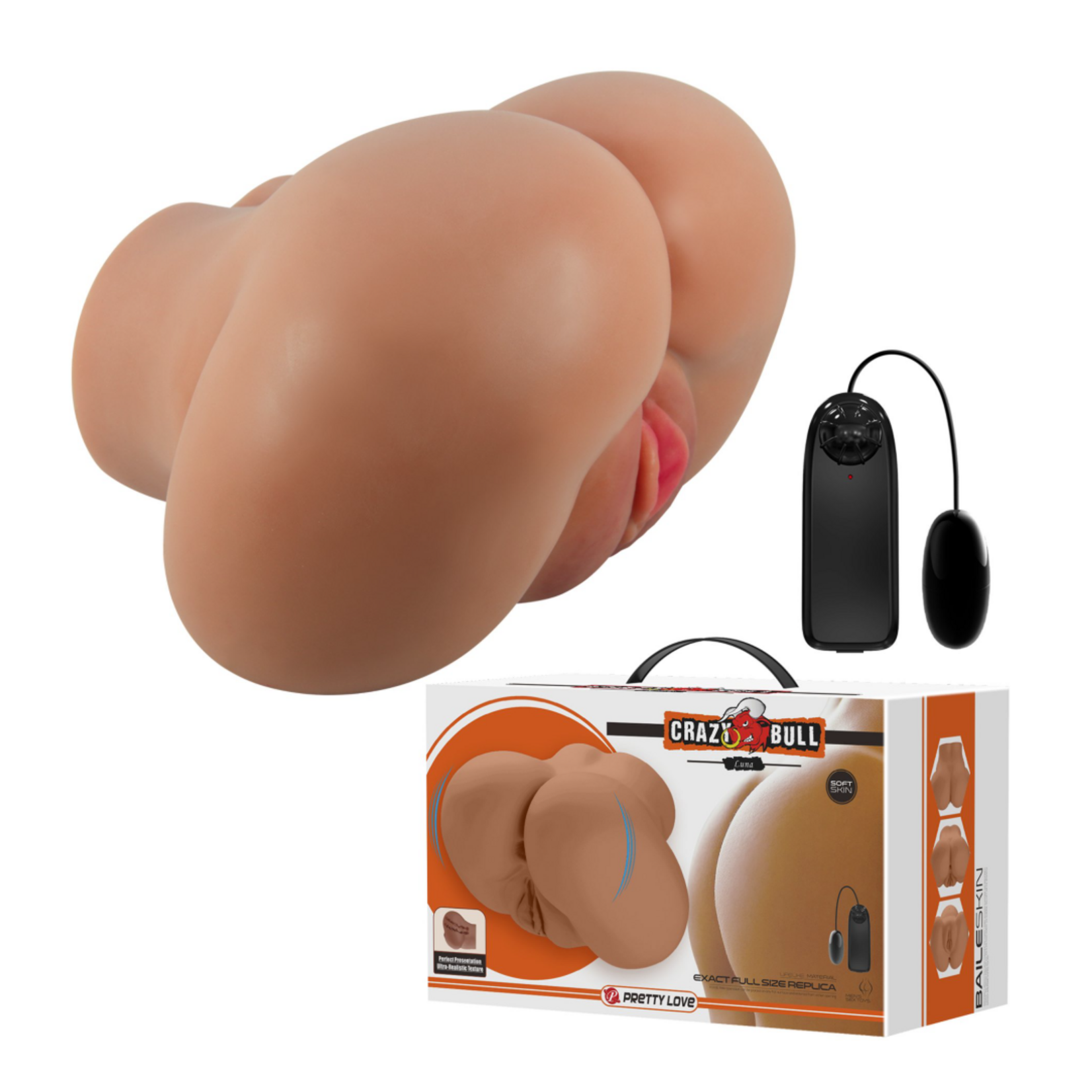 Pretty Love Luna Realistic Vagina and Ass Vibrator
