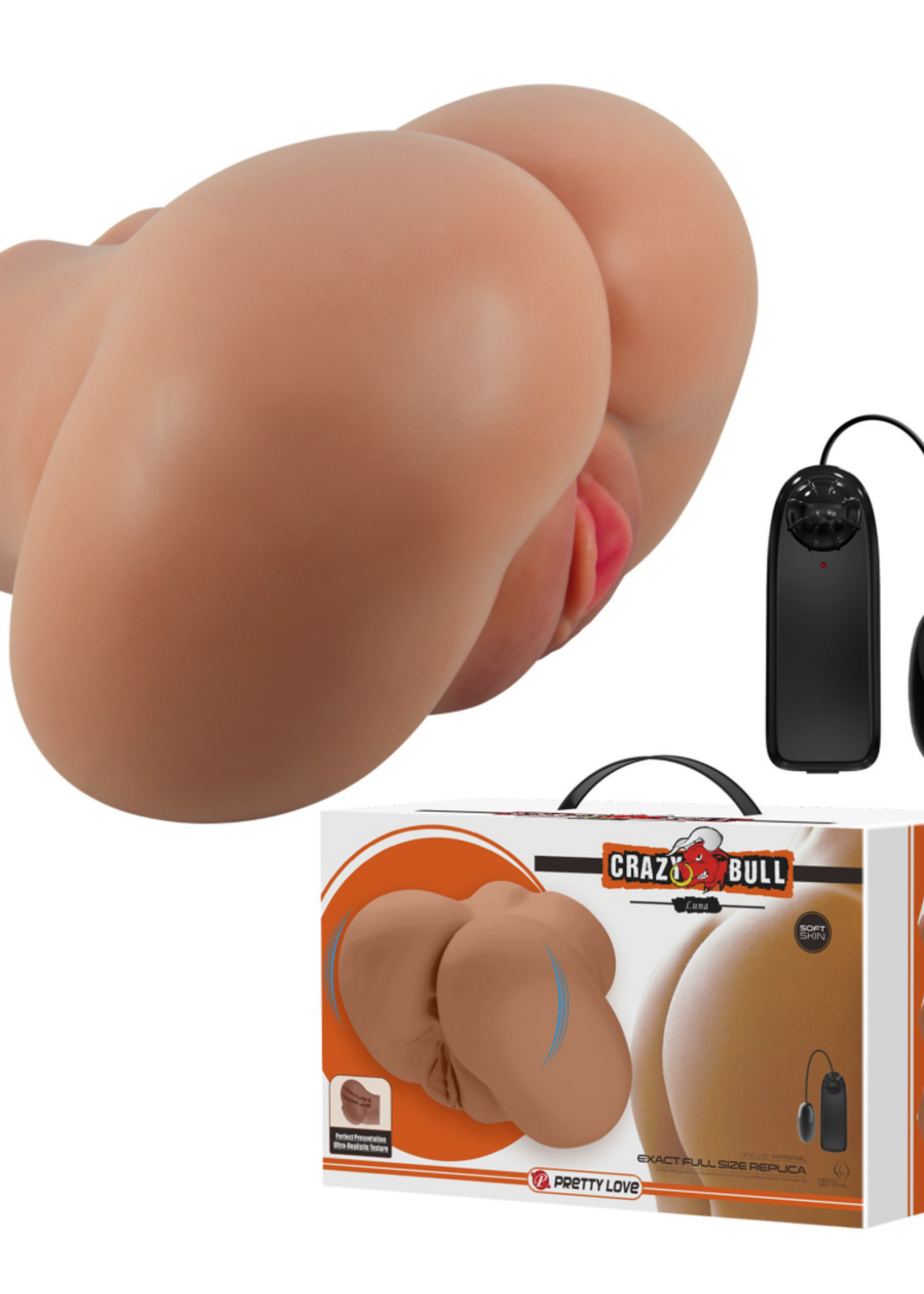 Pretty Love Luna Realistic Vagina and Ass Vibrator