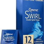 Kimono Condoms Kimono Swirl Condom - Pack of 12