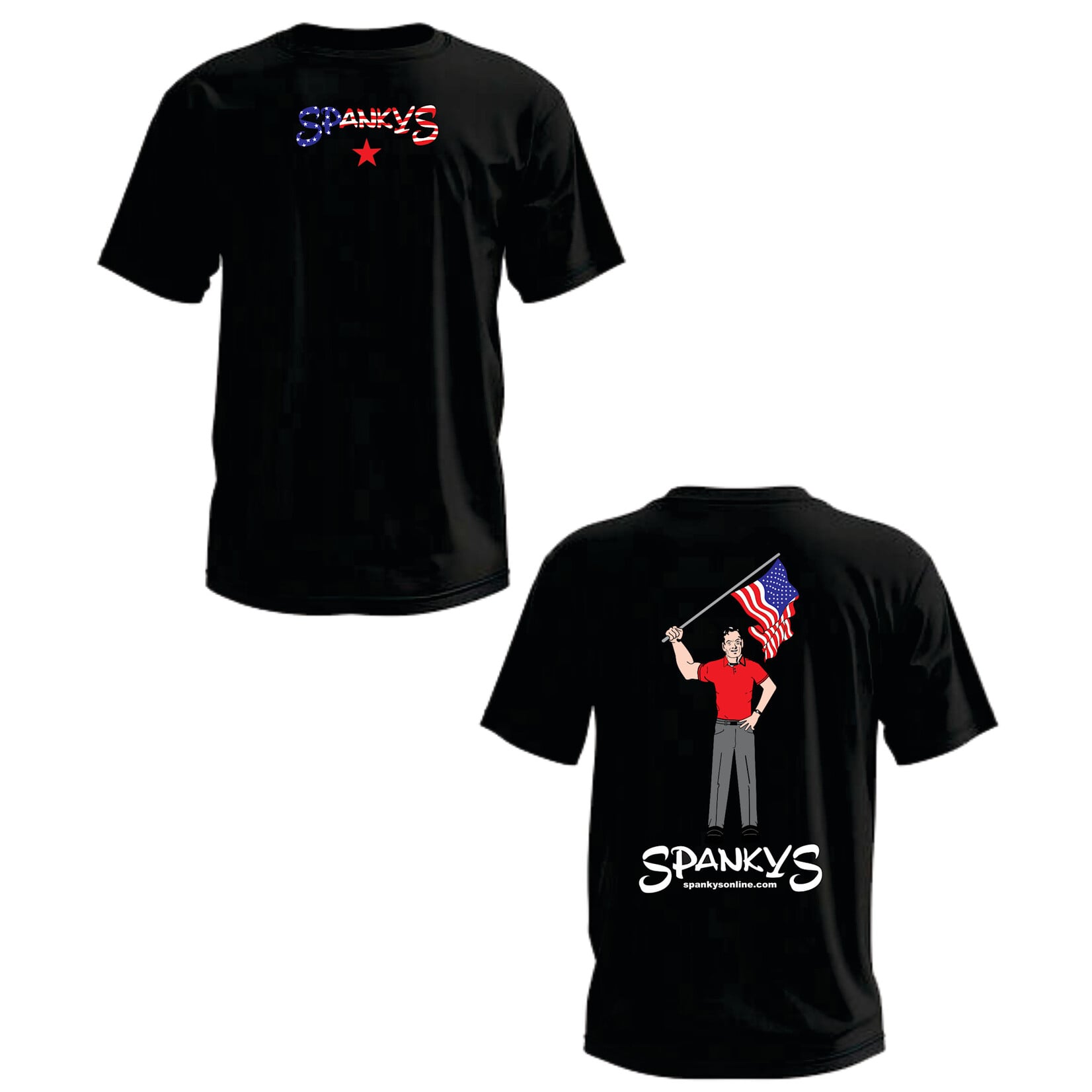 Spanky's Spankys Flag Tee