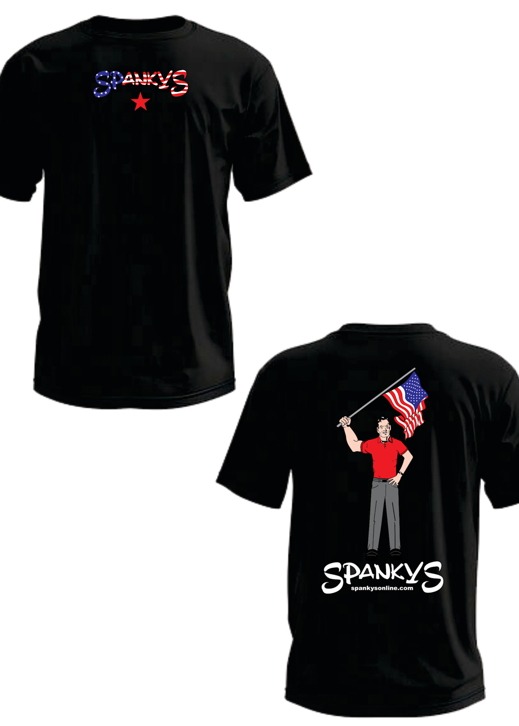 Spanky's Spankys Flag Tee