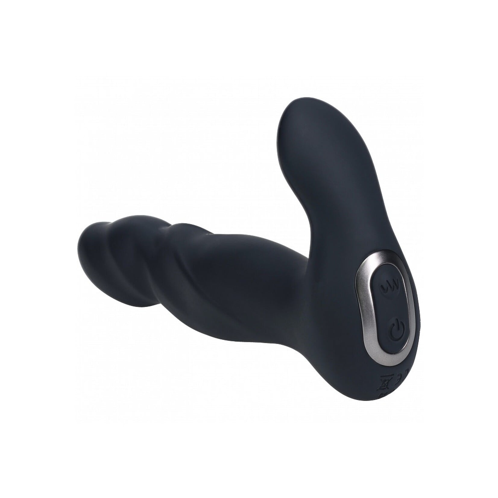 Shots Levelz Levelz Vibrating & Thrusting Silicone Rechargeable Prostate Massager - Black