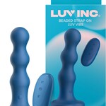 Luv Lab by FemmeFunn Beaded Strap-On Luv Vibe Blue