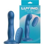 Luv Lab by FemmeFunn Wavy Strap-On Luv Vibe Blue