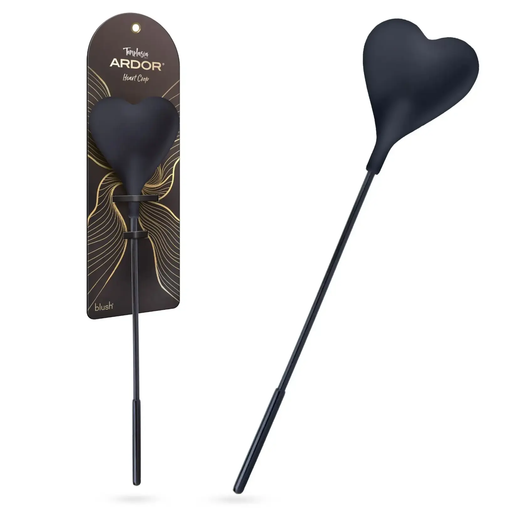 Blush Novelties Blush Temptasia Ardor Heart Crop - Black