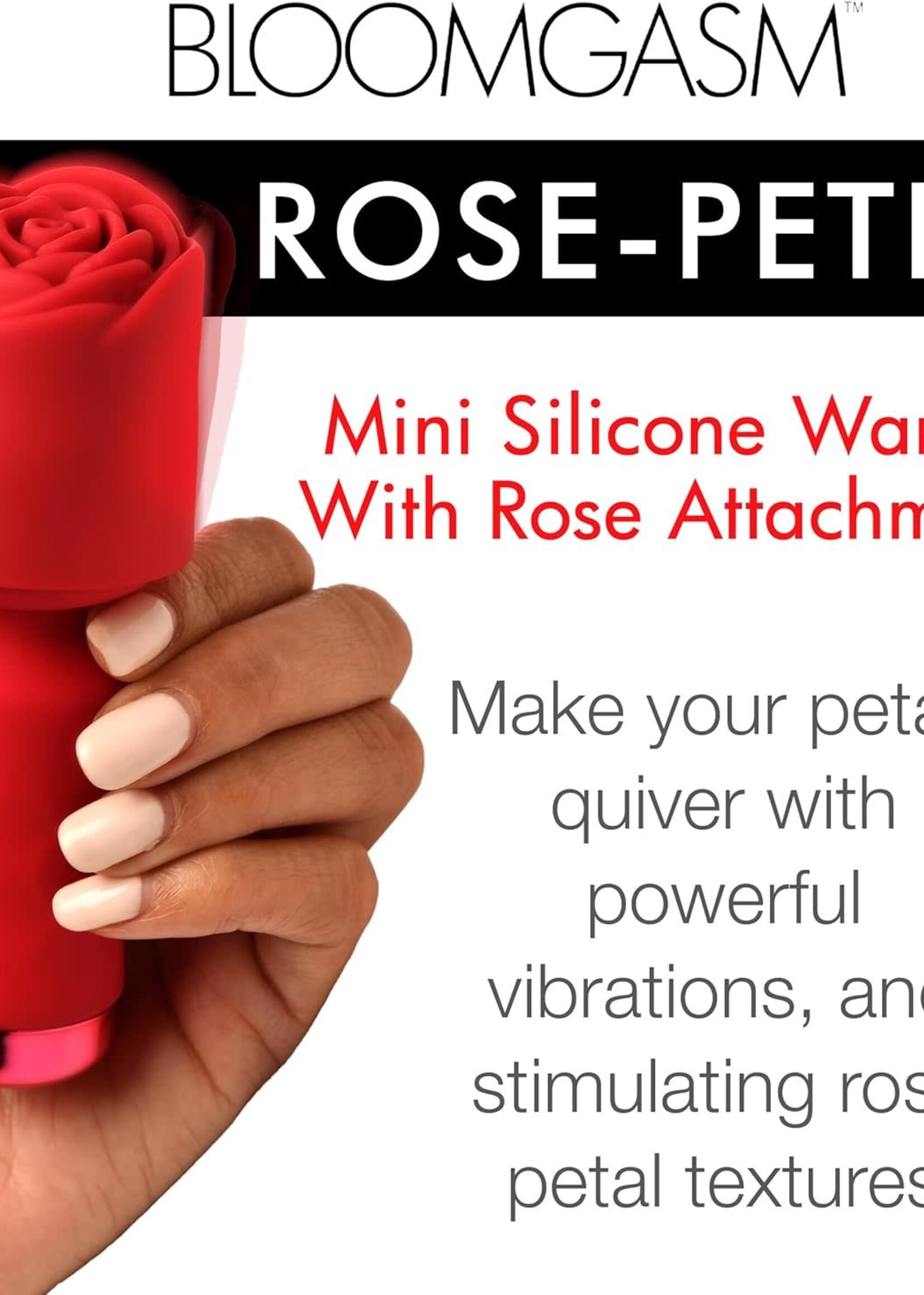 Pleasure Rose-Petite Mini Silicone Rose Wand