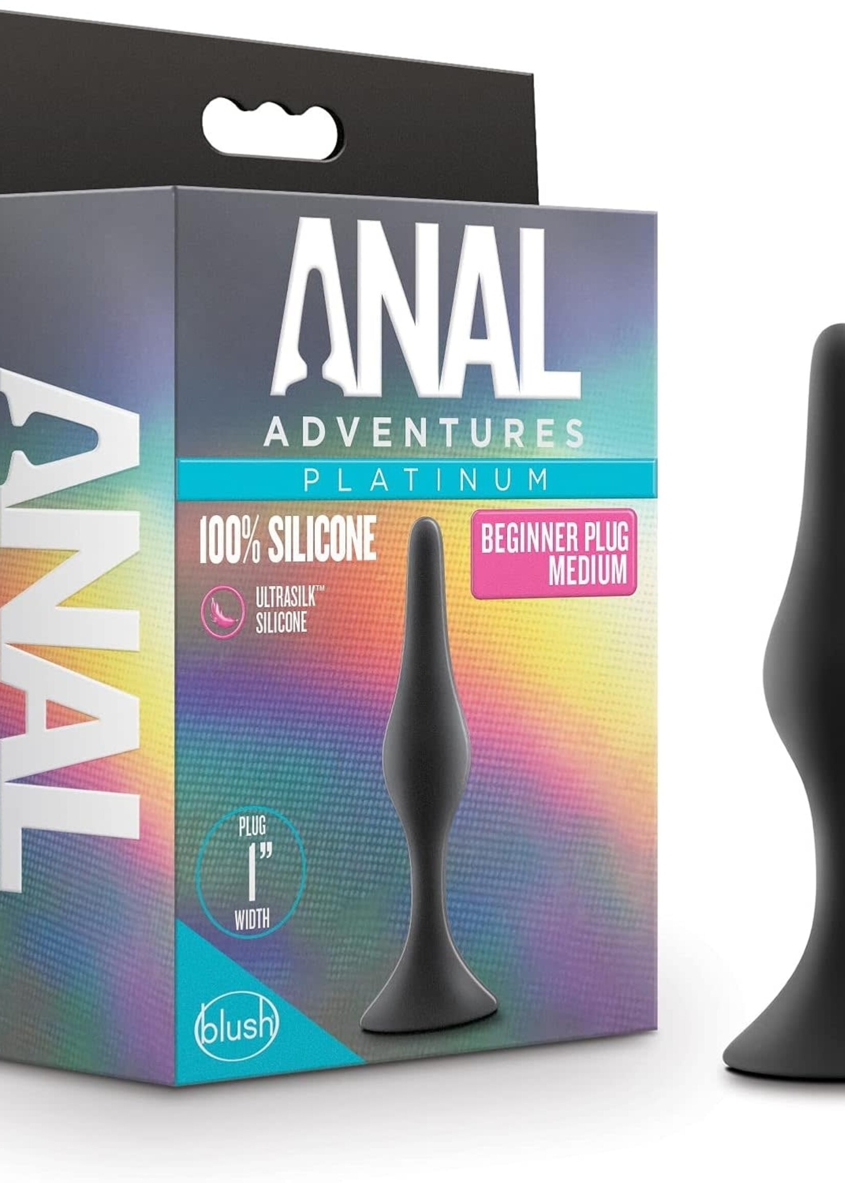 Blush Novelties Anal Adventures Platinum Silicone Beginner Plug