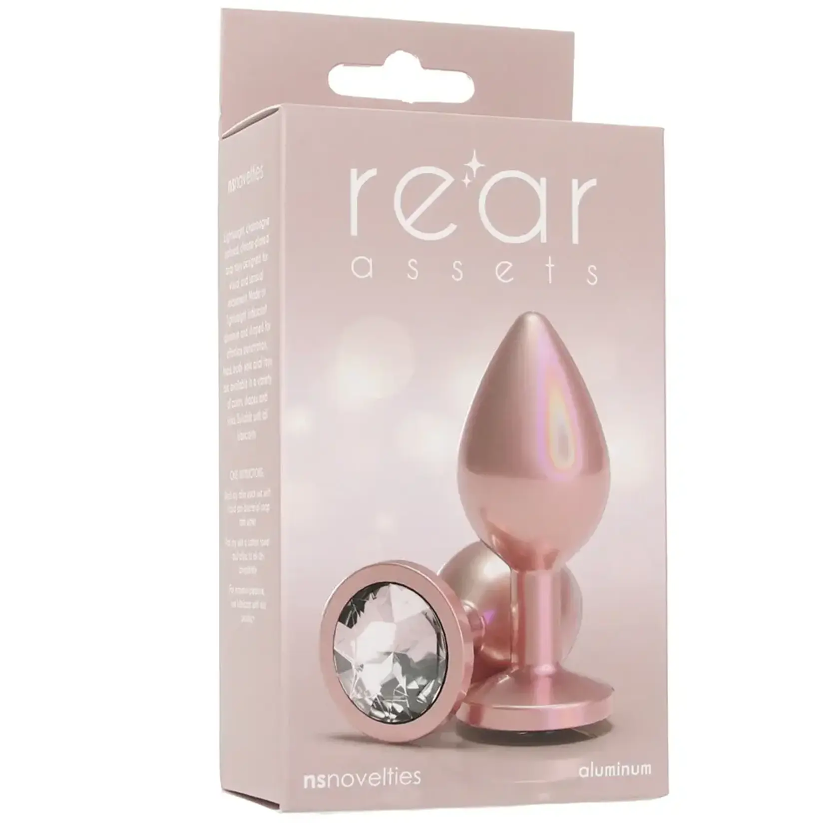 nsnovelties Rear Assets Iridescent Champagne Clear Gem