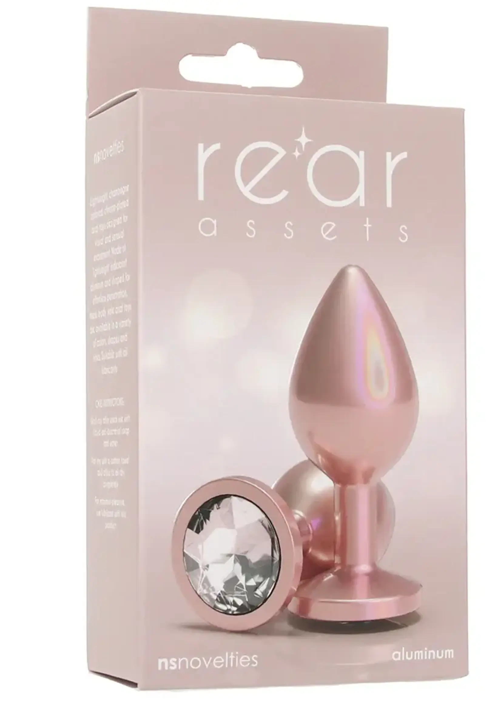 nsnovelties Rear Assets Iridescent Champagne Clear Gem