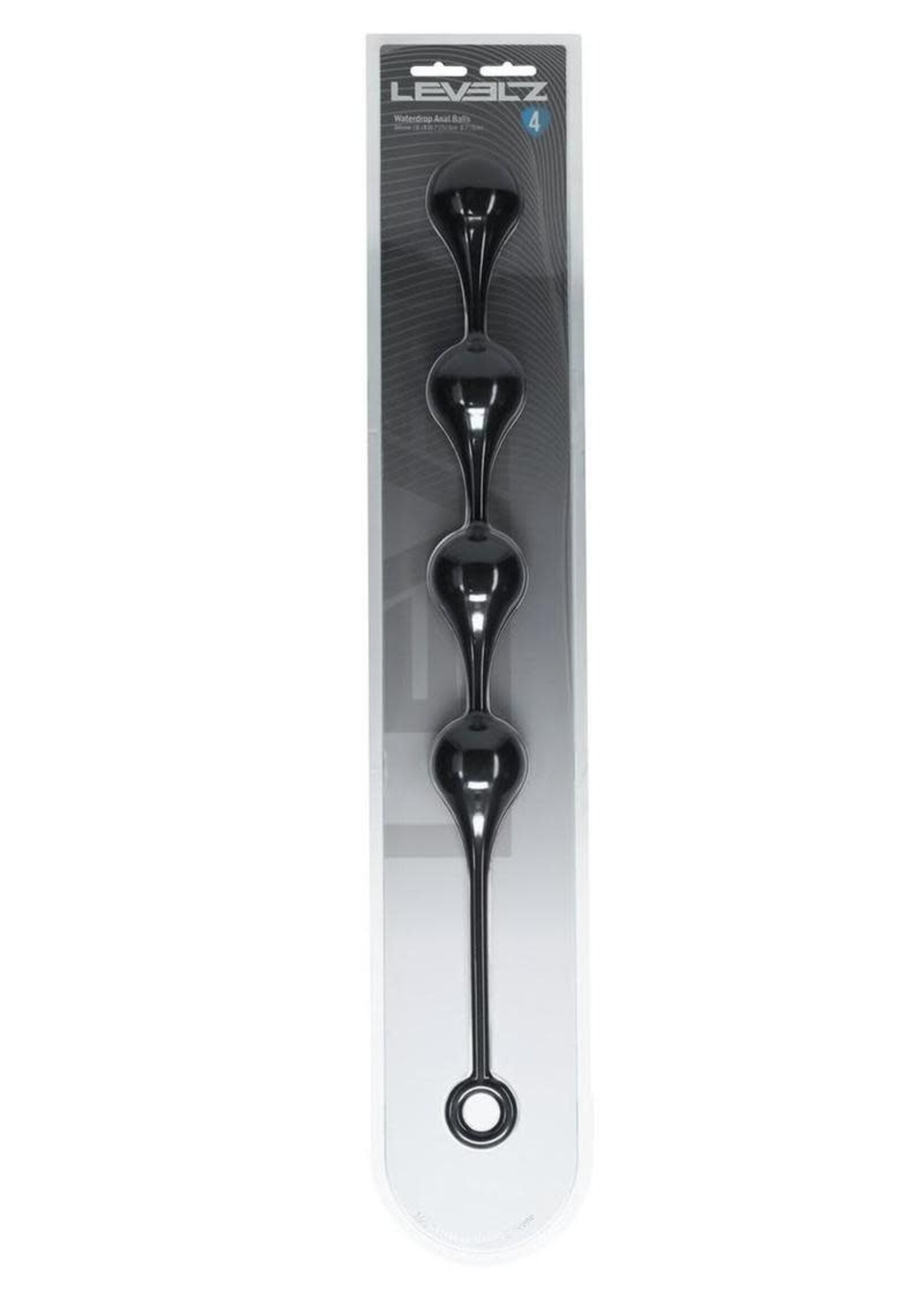 Shots Levelz Levelz Waterdrop Silicone Anal Balls