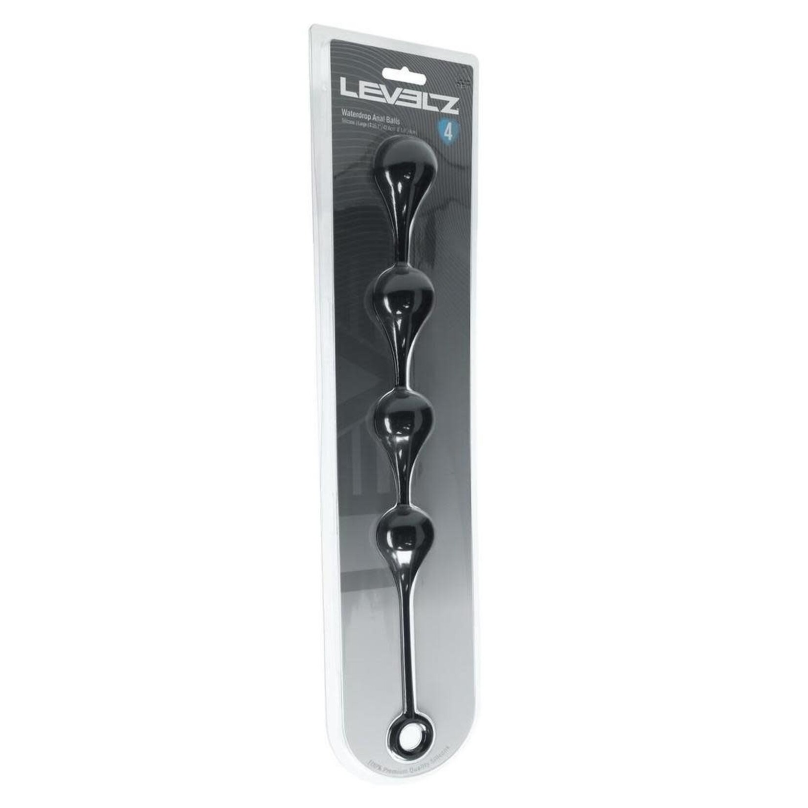 Shots Levelz Levelz Waterdrop Silicone Anal Balls