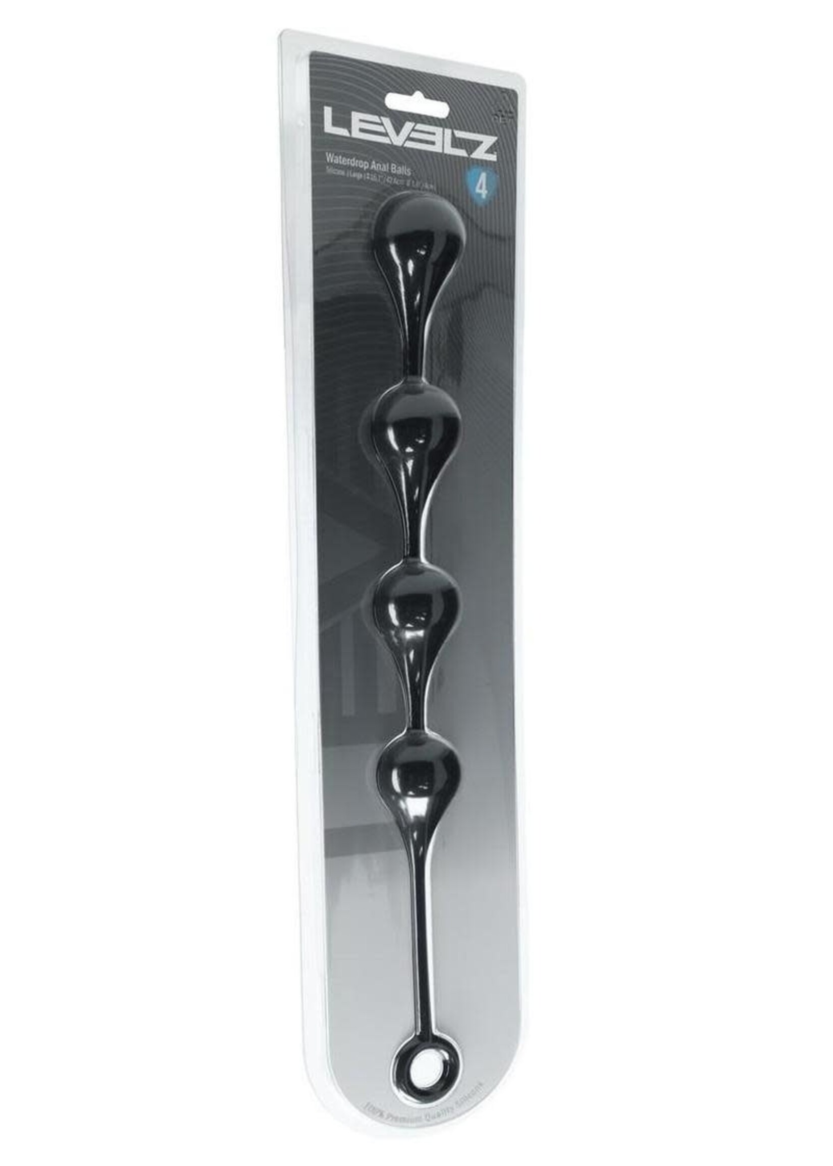 Shots Levelz Levelz Waterdrop Silicone Anal Balls