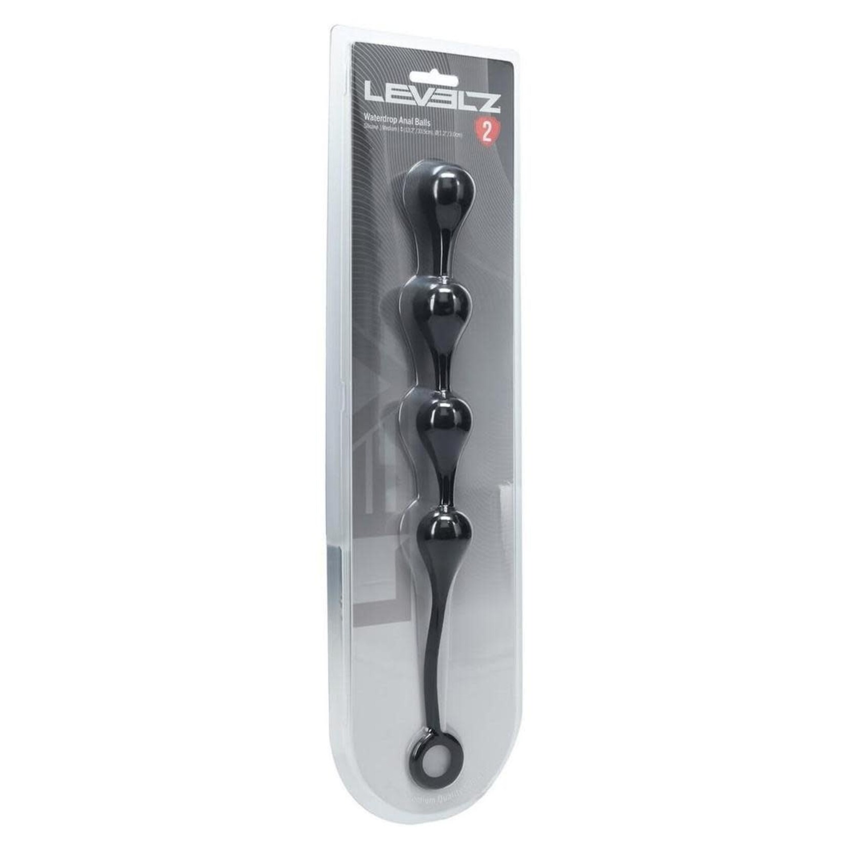 Shots Levelz Levelz Waterdrop Silicone Anal Balls