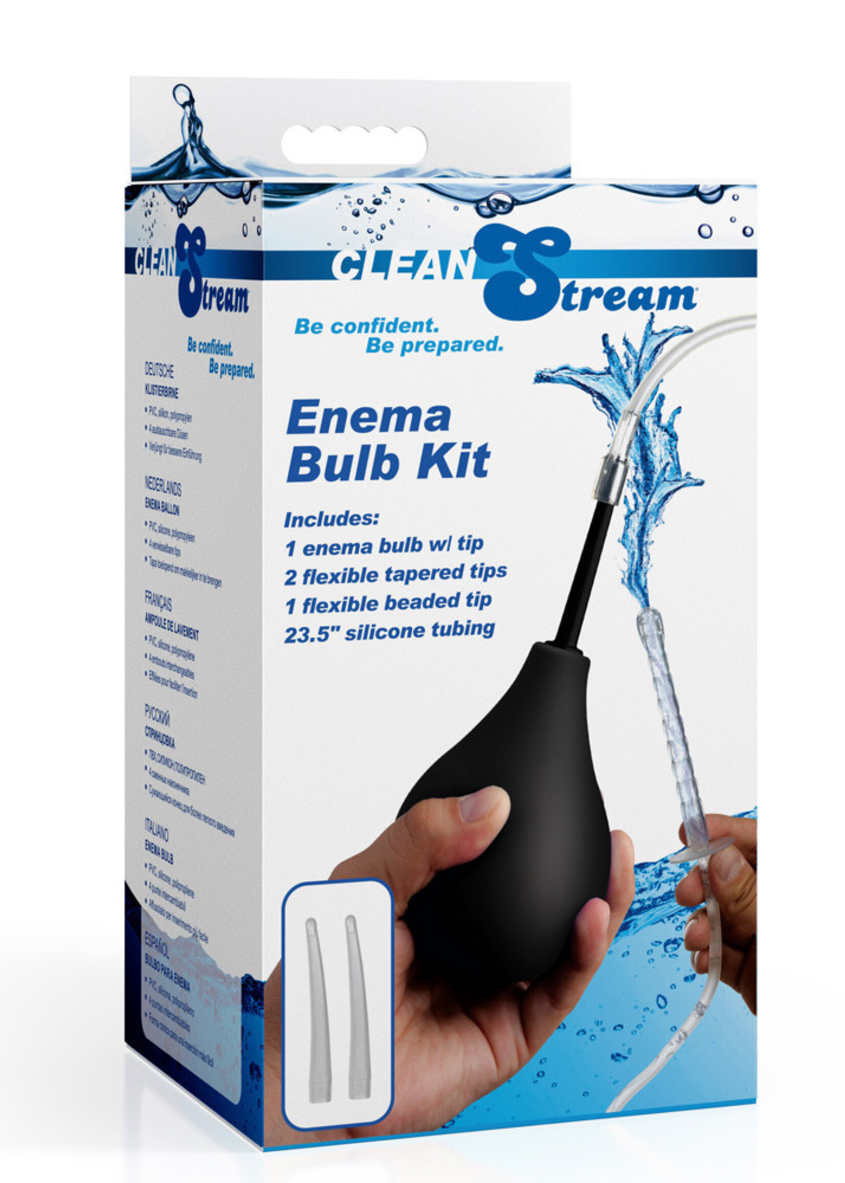 XR Brands Clean Stream Cleanstream Silicone Enema Bulb Kit
