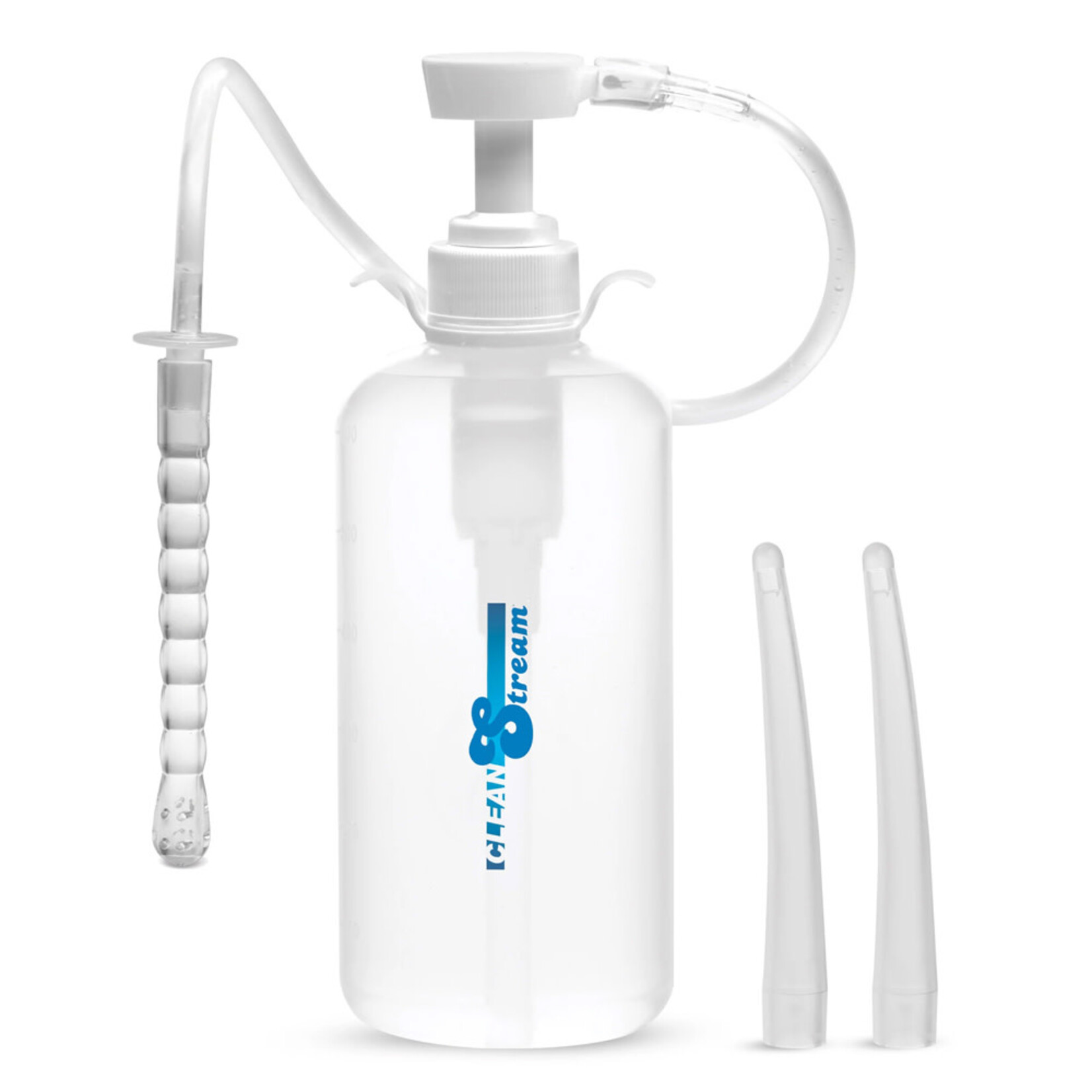 XR Brands Clean Stream Cleanstream XL Enema Bottle With 3 Attachments