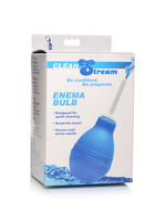 XR Brands Clean Stream Anal Clean Enema Bulb - Blue