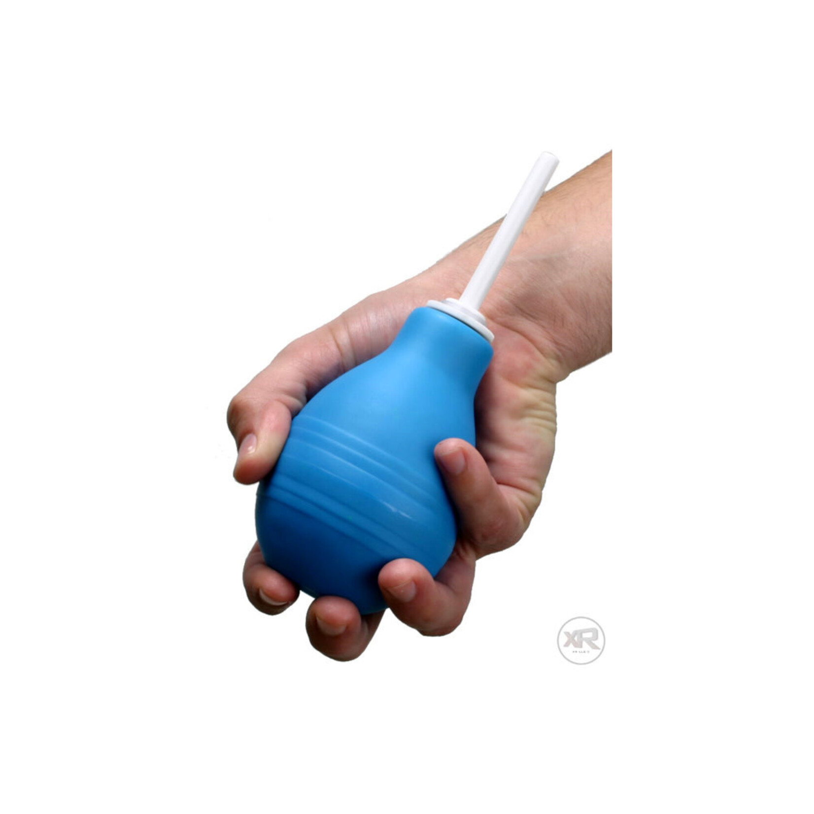 XR Brands Clean Stream Anal Clean Enema Bulb - Blue