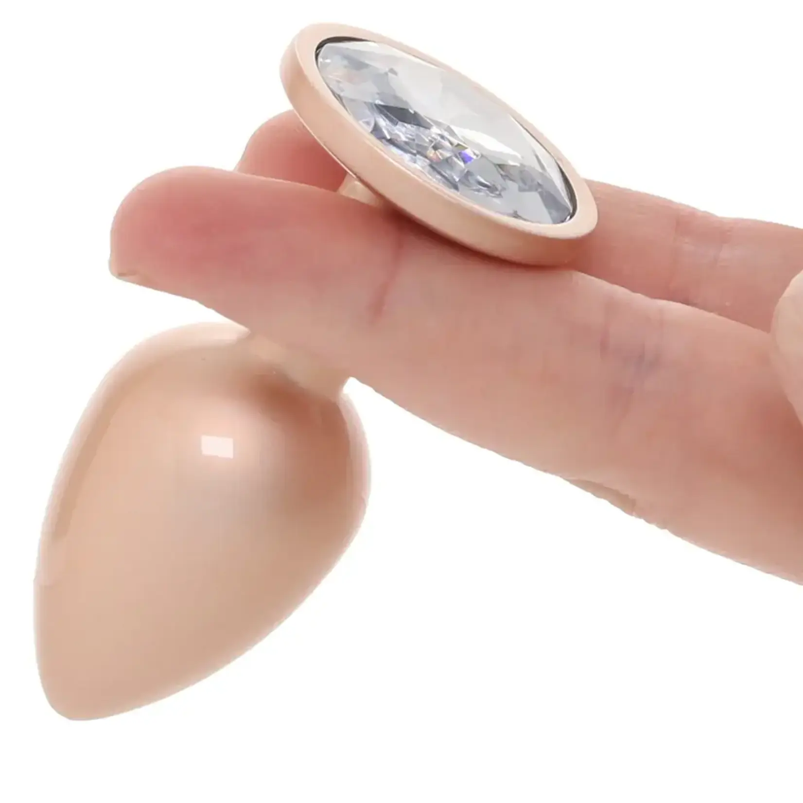 nsnovelties Rear Assets Iridescent Champagne Clear Gem