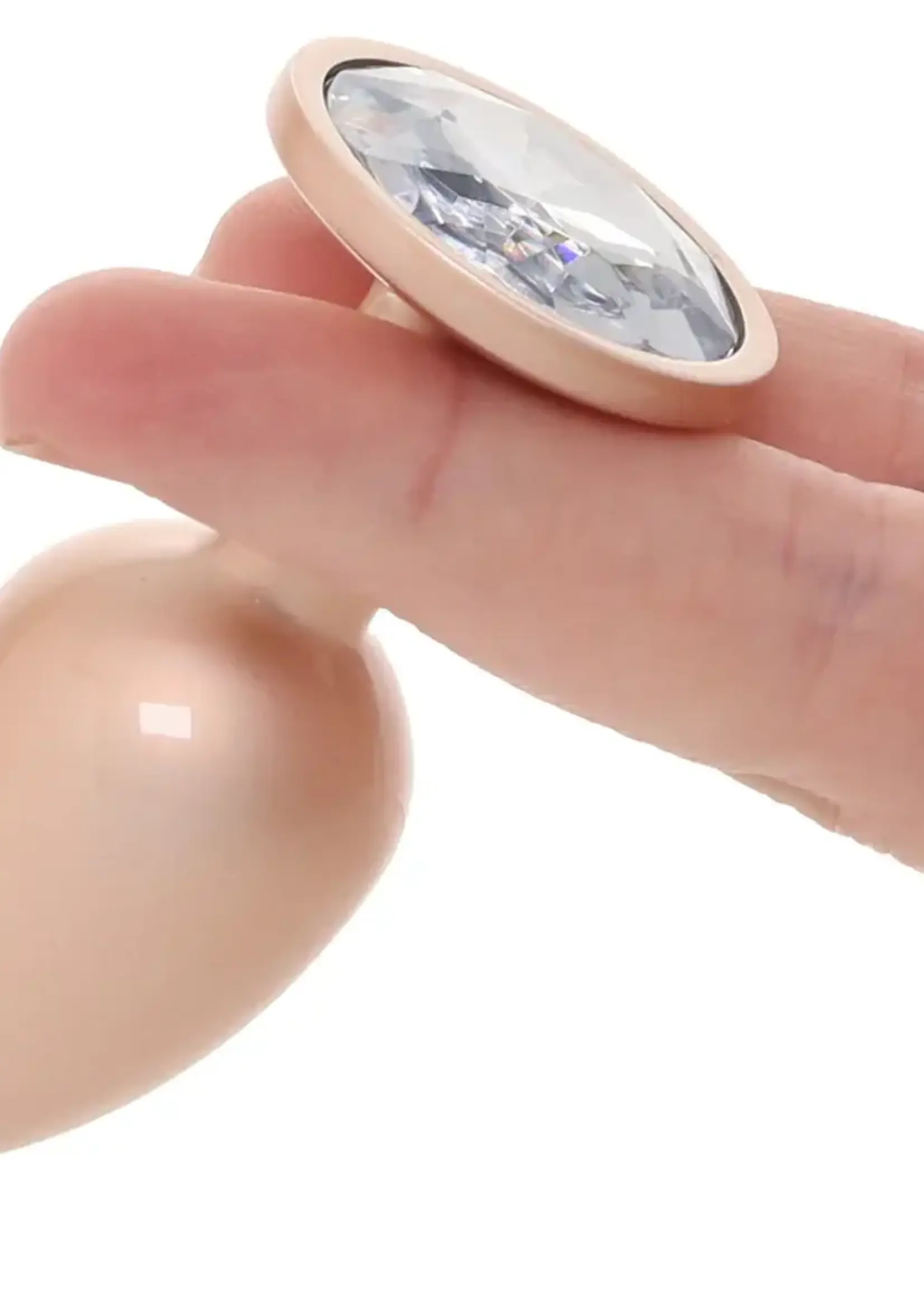 nsnovelties Rear Assets Iridescent Champagne Clear Gem
