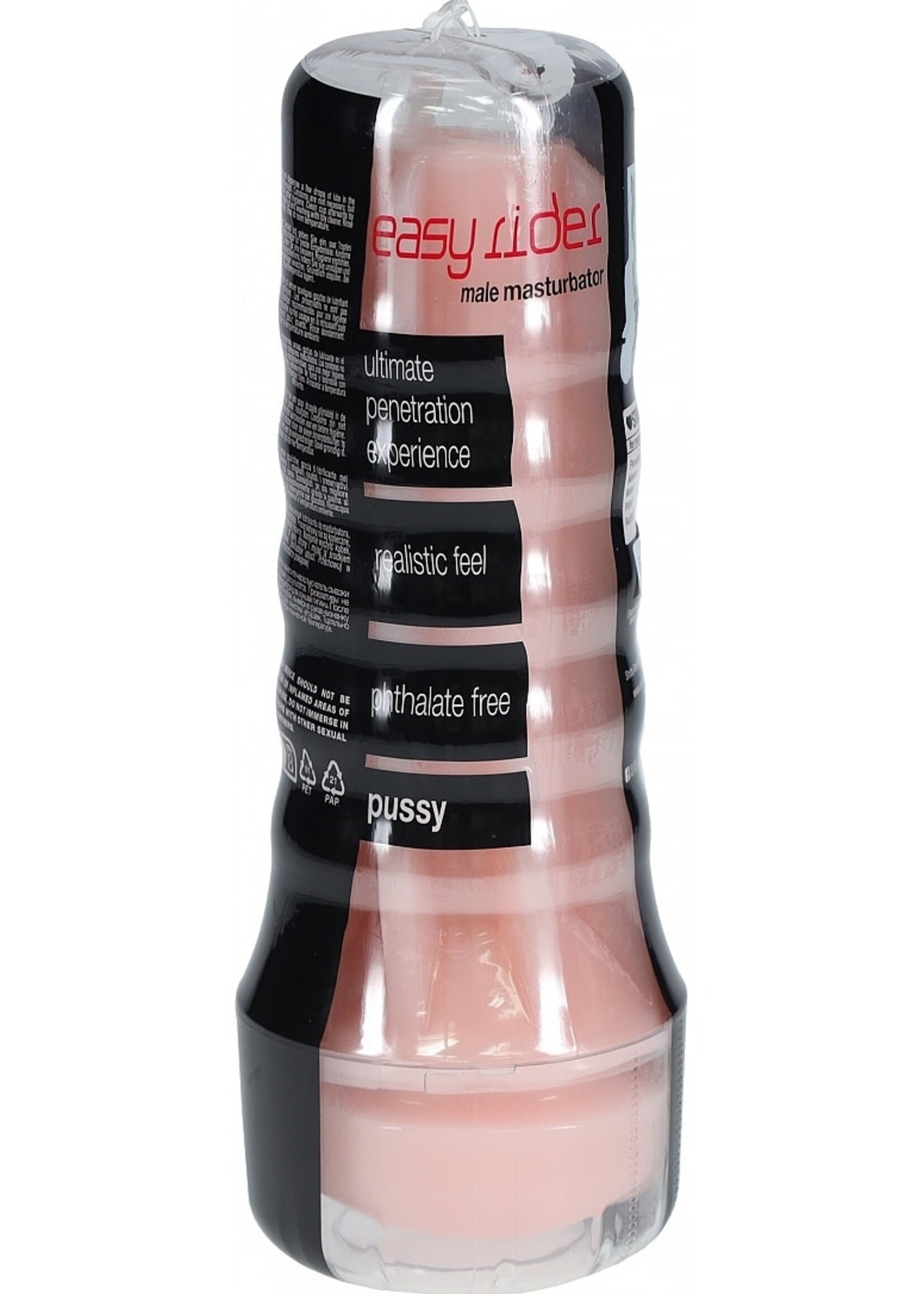 Shots LLC Easy Rider Clear Discreet Stroker
