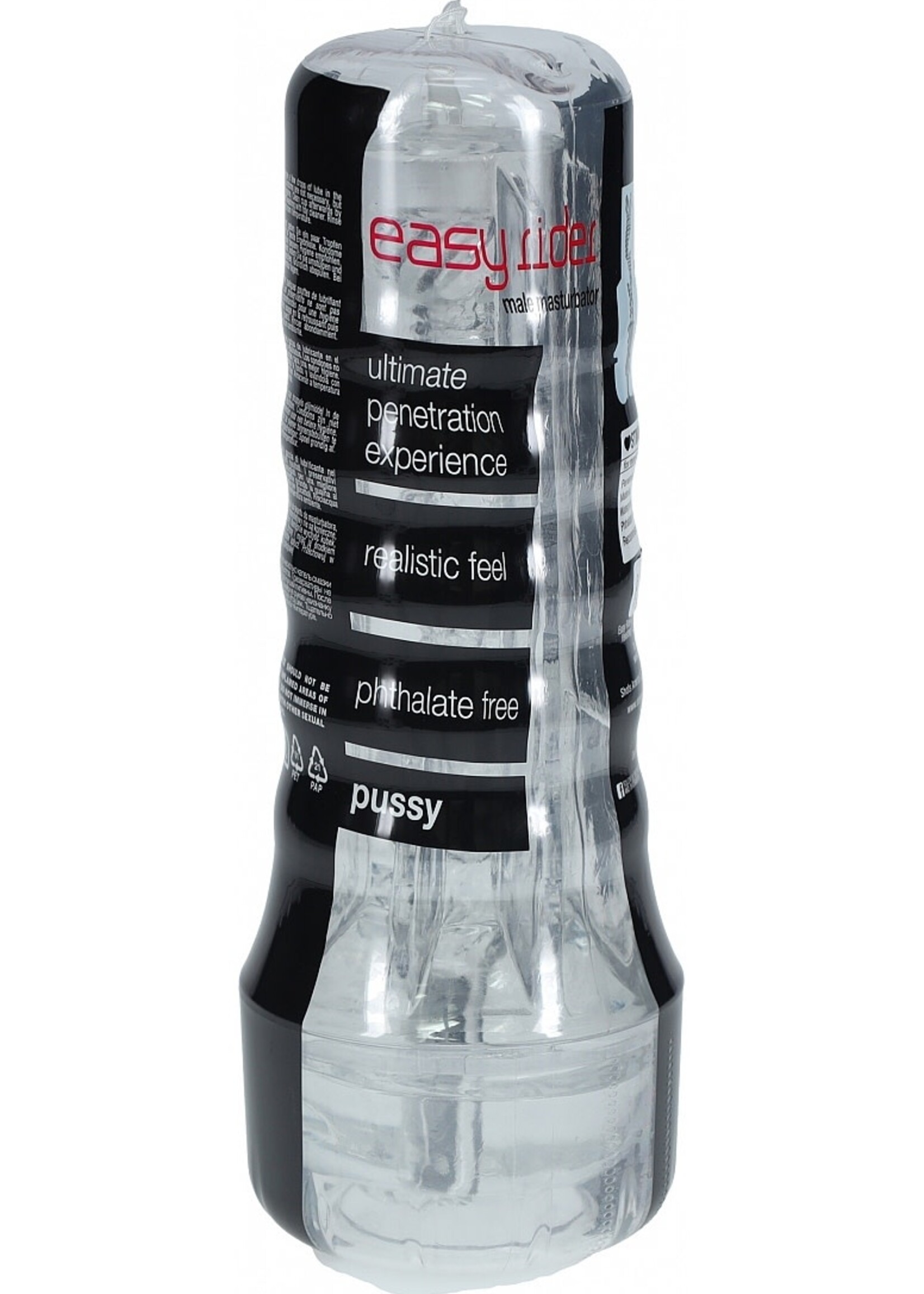 Shots LLC Easy Rider Clear Discreet Stroker