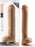 Blush Novelties Dr. Skin - Dr. Michael - 14 Inch Dildo With Balls