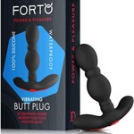 Forto Forto Vibrating Butt Plug - Black