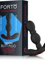 Forto Forto Vibrating Butt Plug - Black