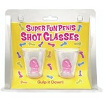 Candy Prints Super Fun Penis Shot Glasses - Set of 2