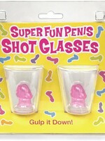 Candy Prints Super Fun Penis Shot Glasses - Set of 2