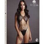 Shots Le Desir Le Desir Strappy Lace Teddy - O/S - Black