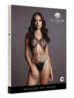 Shots Le Desir Le Desir Strappy Lace Teddy - O/S - Black