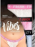 Fantasy Lingerie Vibes Tasty Thongs - Curvy Queen Size