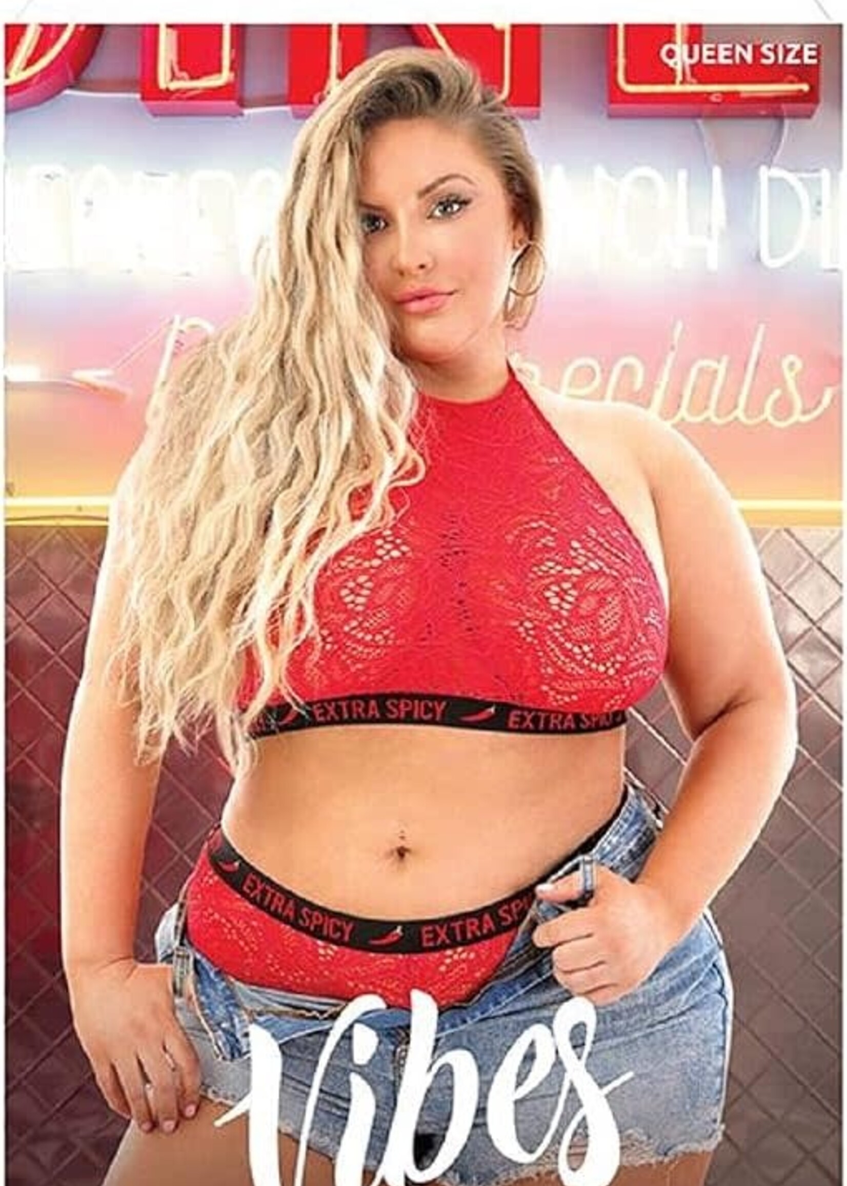Fantasy Lingerie Extra Spicy Halter Bralette & Cheeky Panty - Queen Size